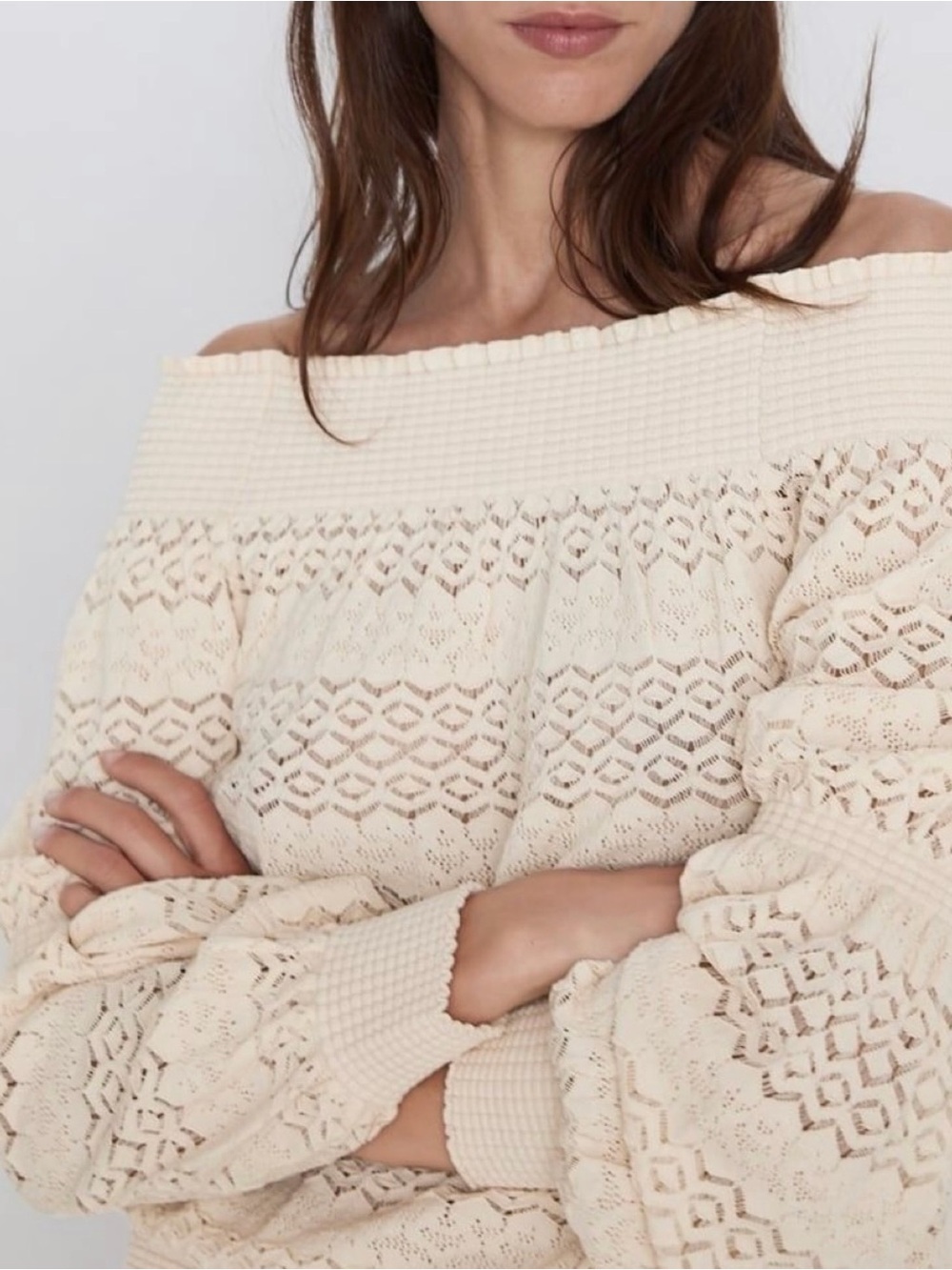 Zara Romantic Off Shoulder Top - Picture 12 of 12